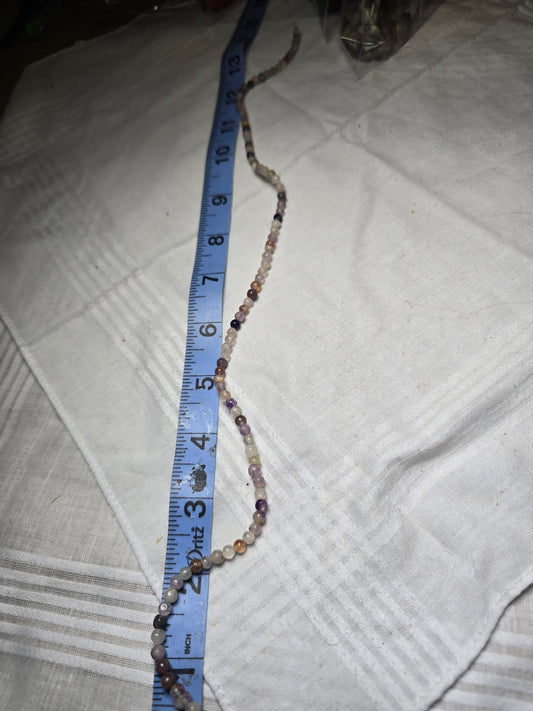 Mixed small round bead strand