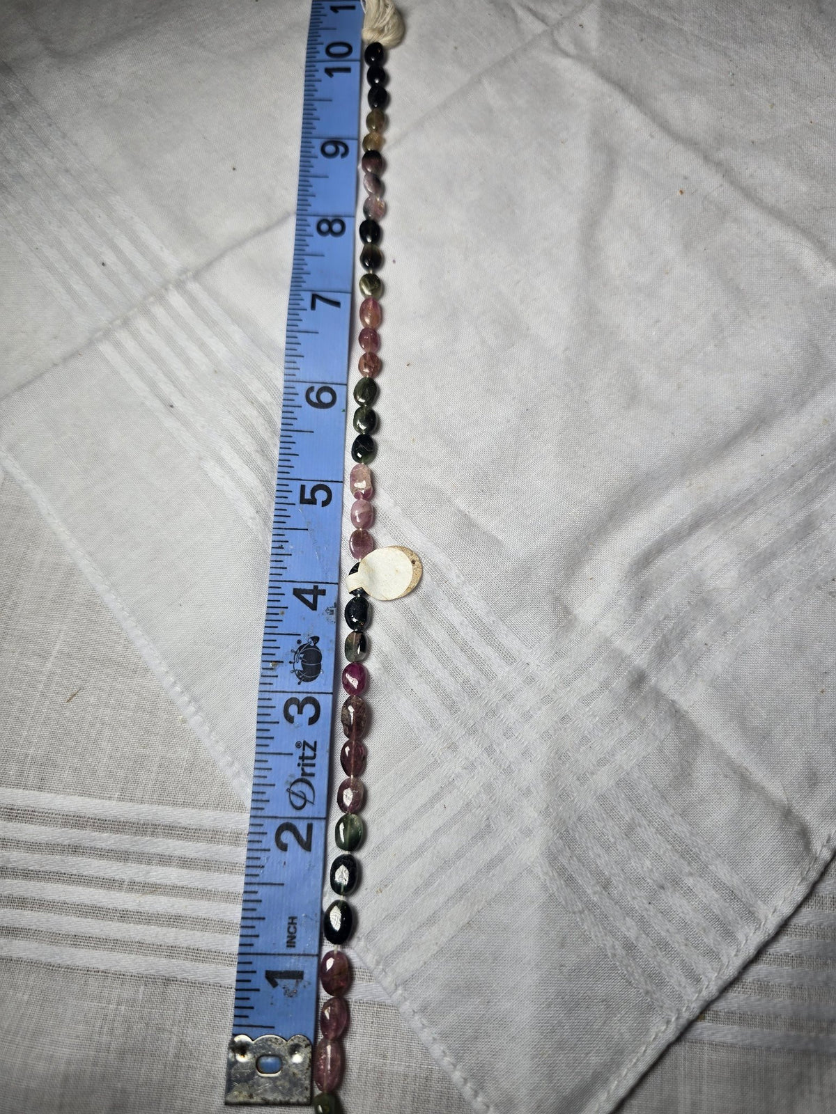 Tourmaline oval bead strand