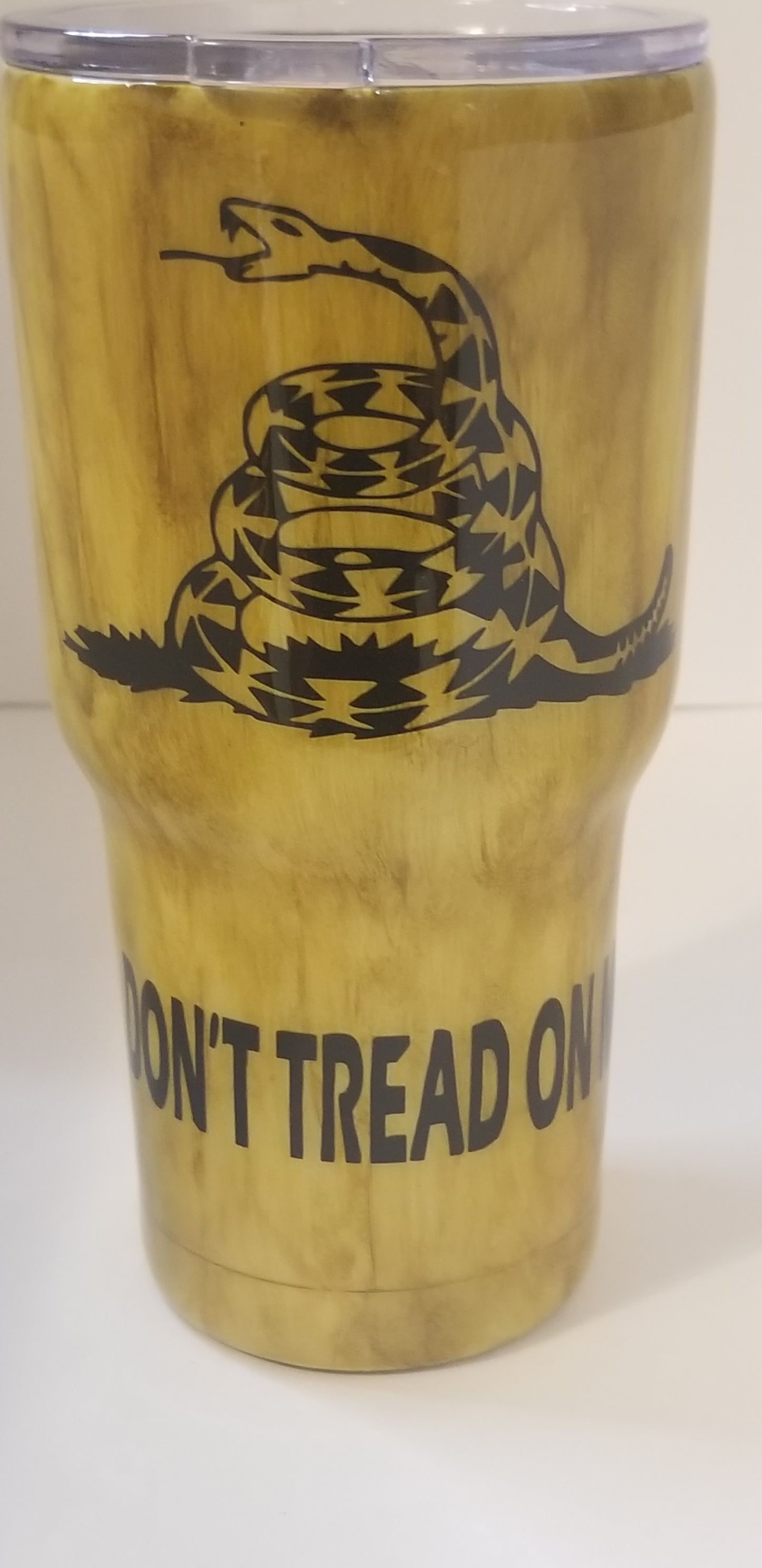 TEAKIE WOODGRAIN DON'T TREAD ON ME