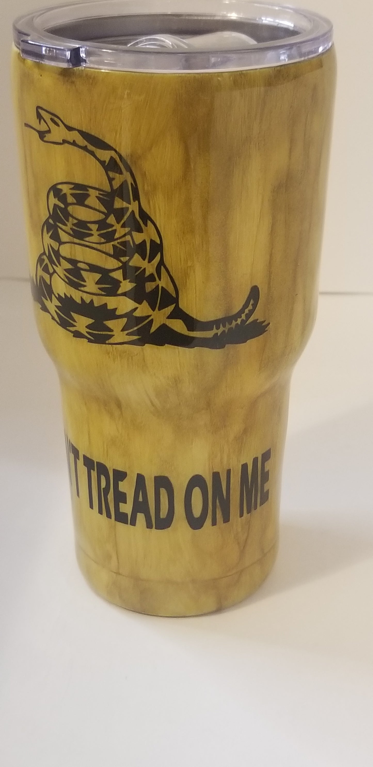 TEAKIE WOODGRAIN DON'T TREAD ON ME